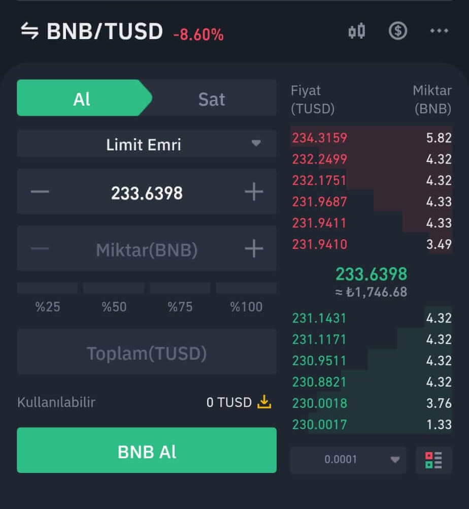 bnb binance coin nereden ve nasil alinir